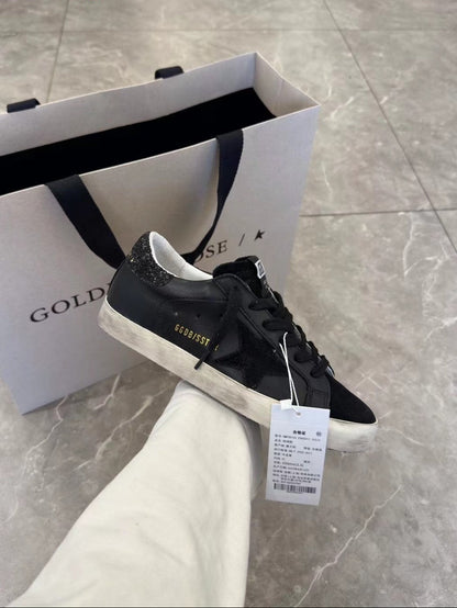 GDGS Superstar Full Pure Black Lether Shine Black