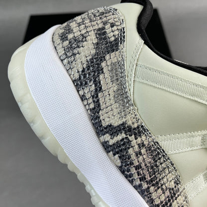 AJ11 Retro Low Light Bone Snakeskin