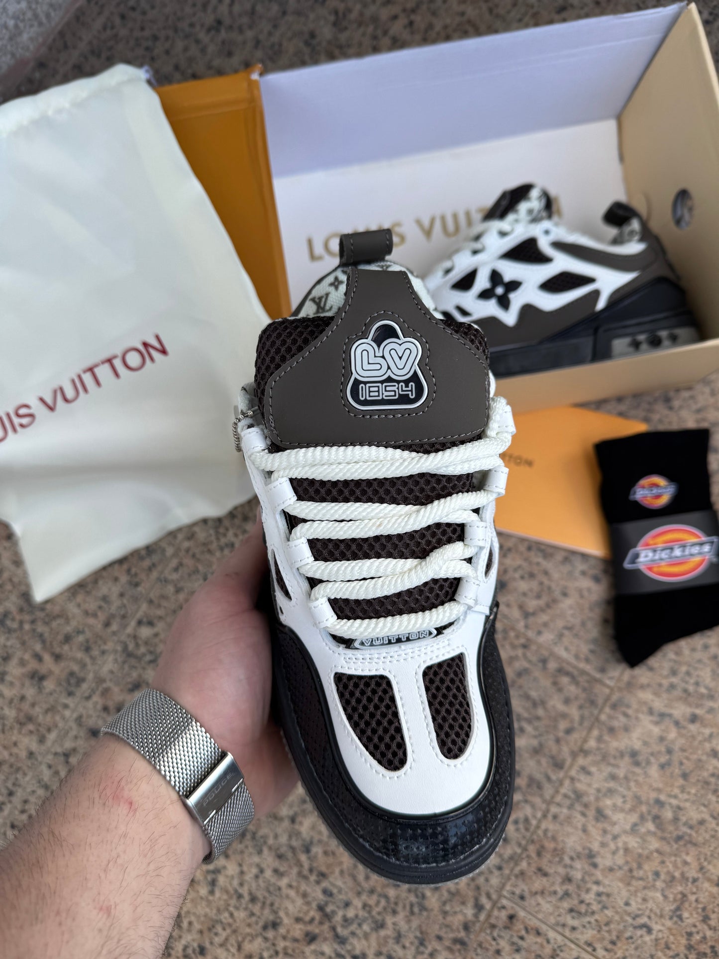Skate Black/Brown/White