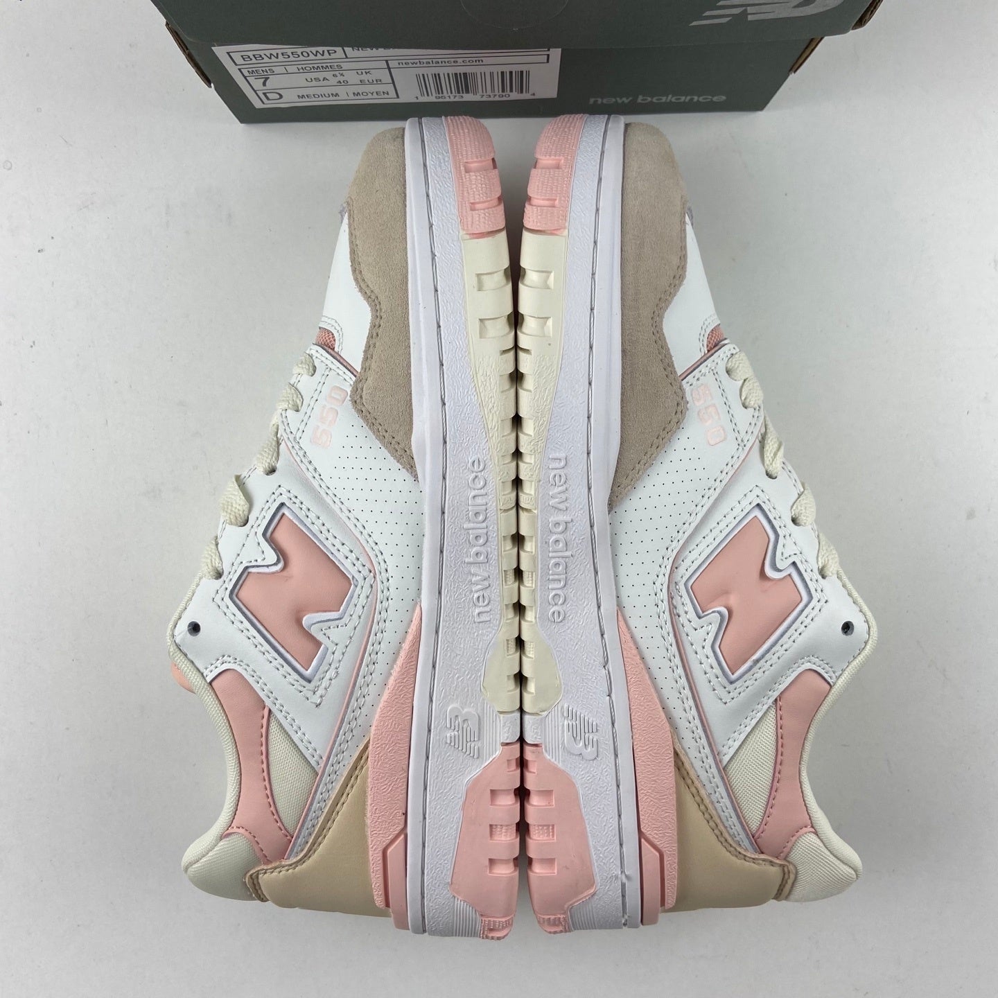 550 Pink and White