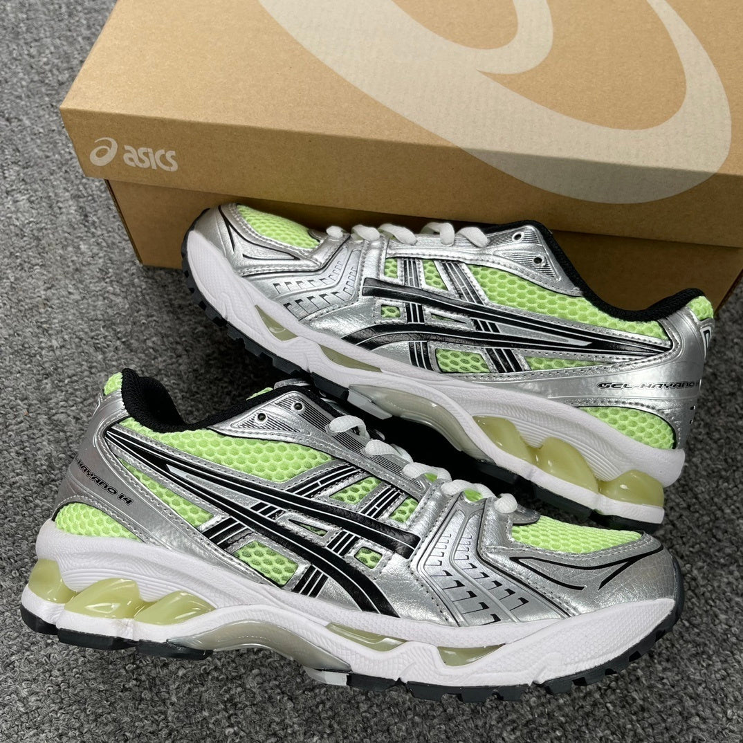 Kayano 14 Silver Lime Green