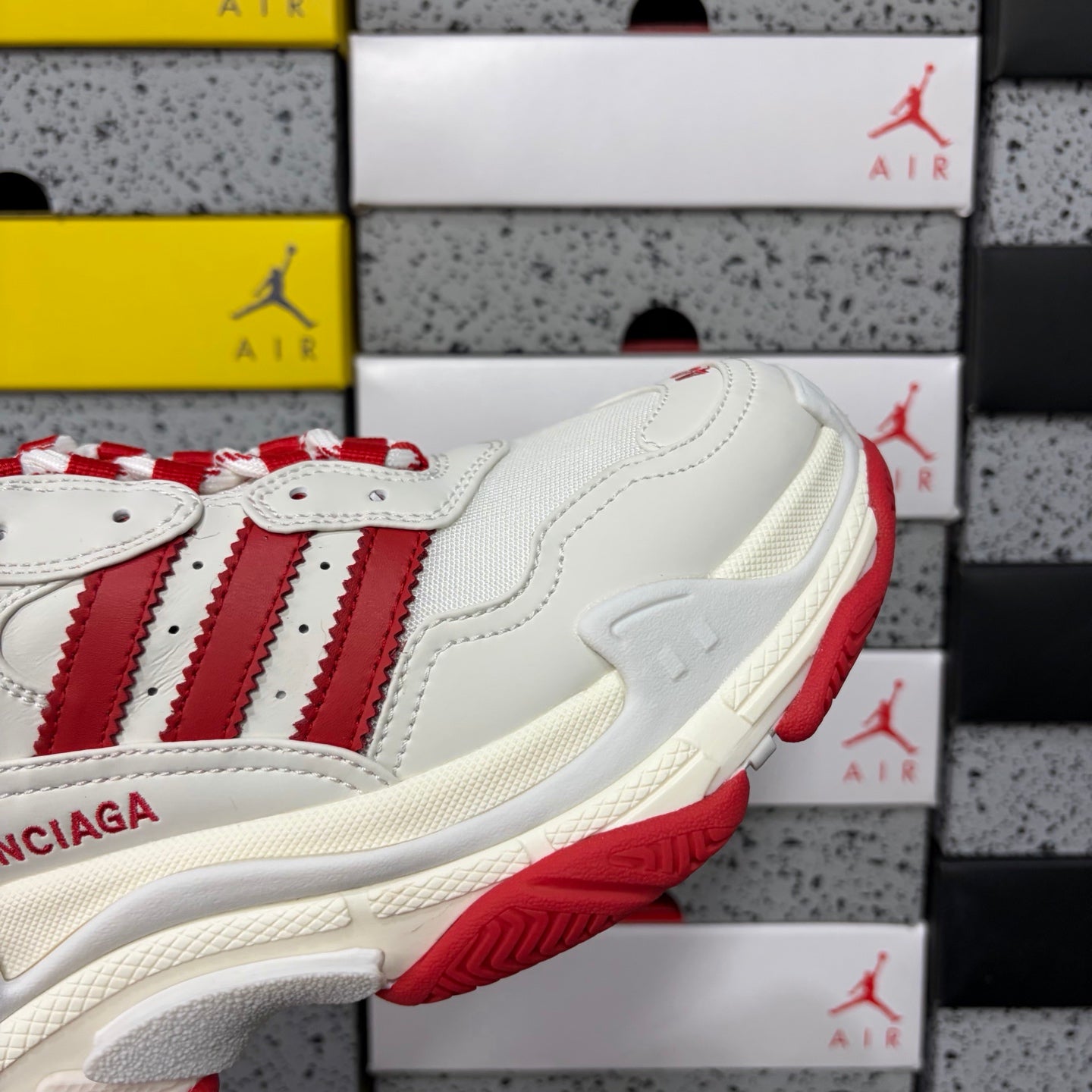 BLG Triple S x Adidas White/Red