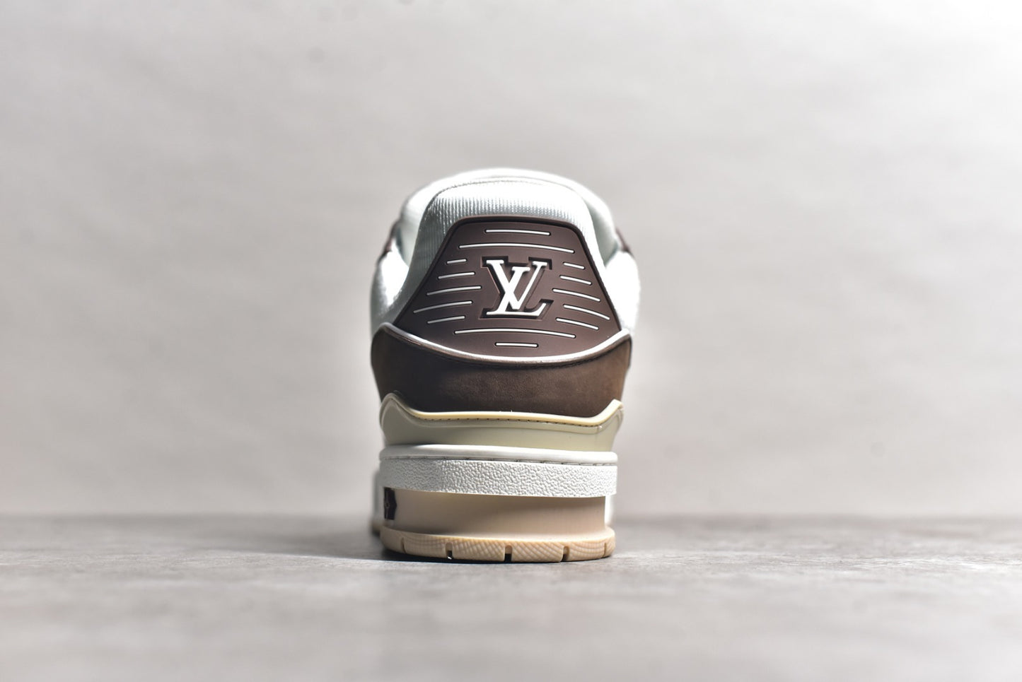 Trainer White and Brown