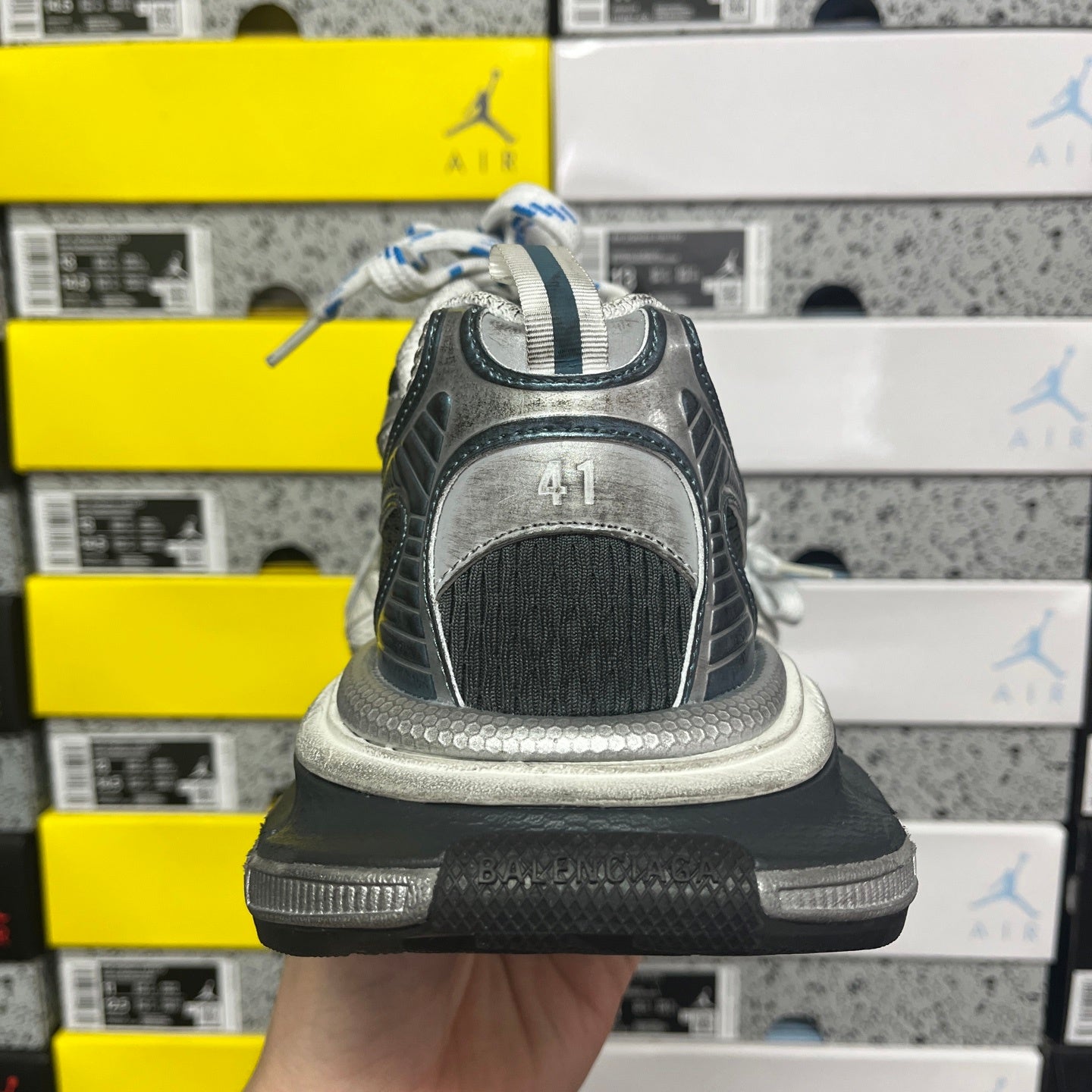 BLG 3XL White/Blue/Yellow