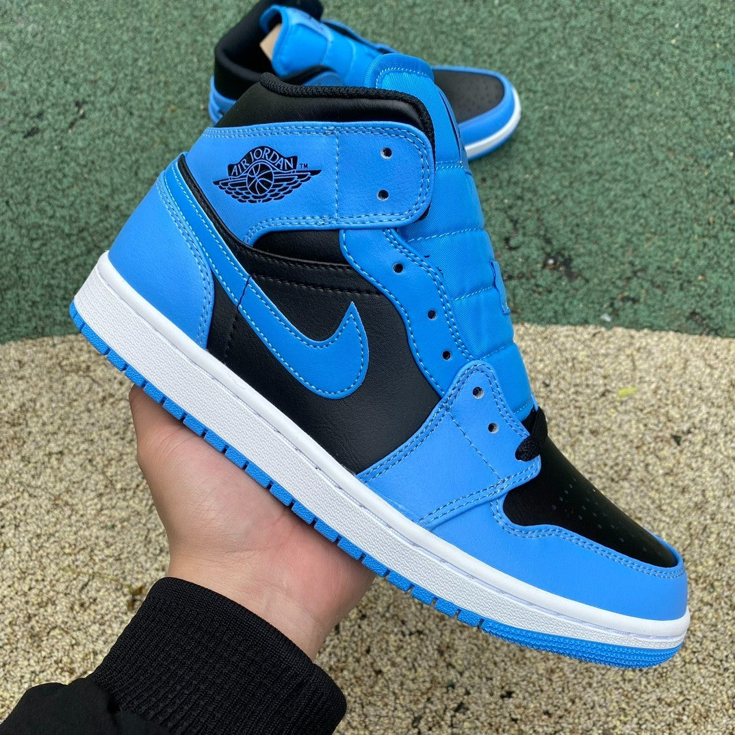 AJ1 MID University Blue Black