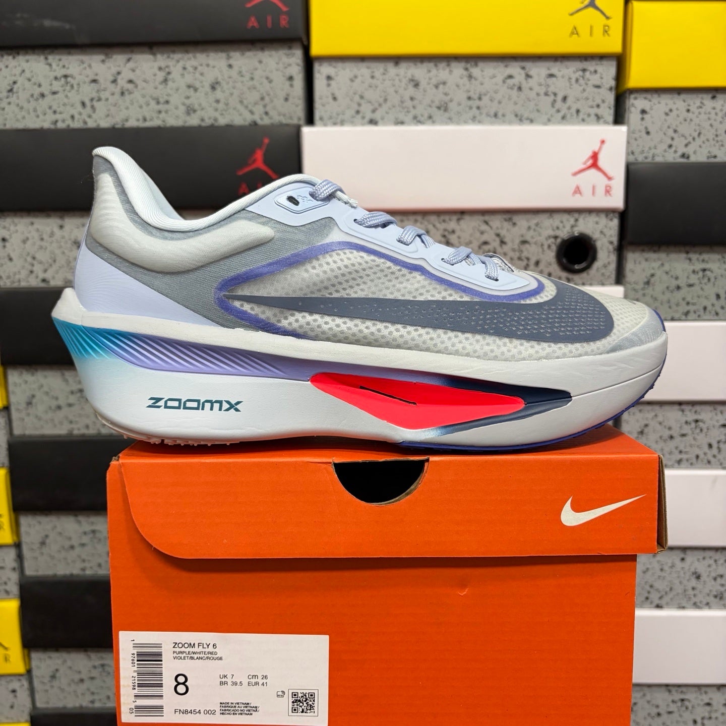 Zoom Fly 6 Purple/White/Red