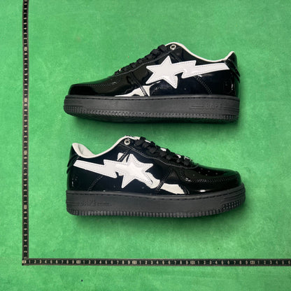 Bape STA Low Black and White
