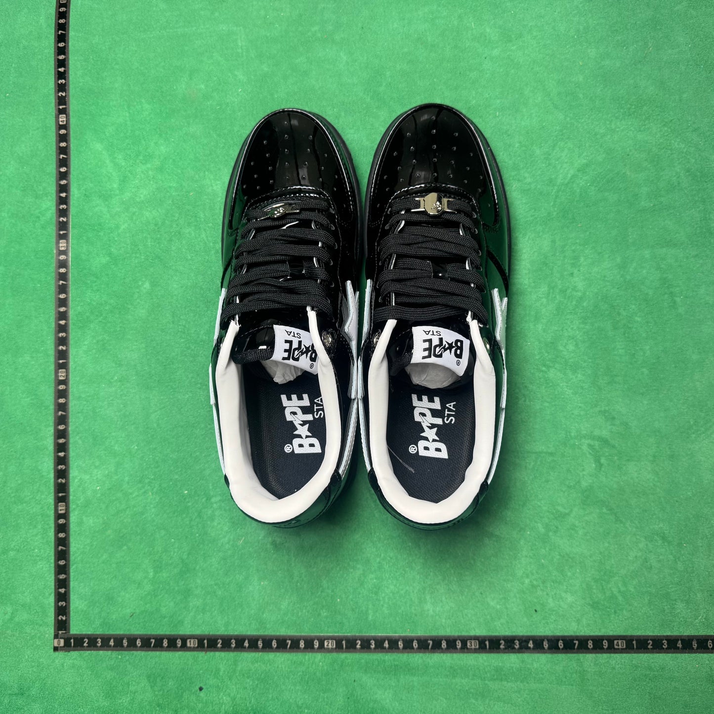 Bape STA Low Black and White