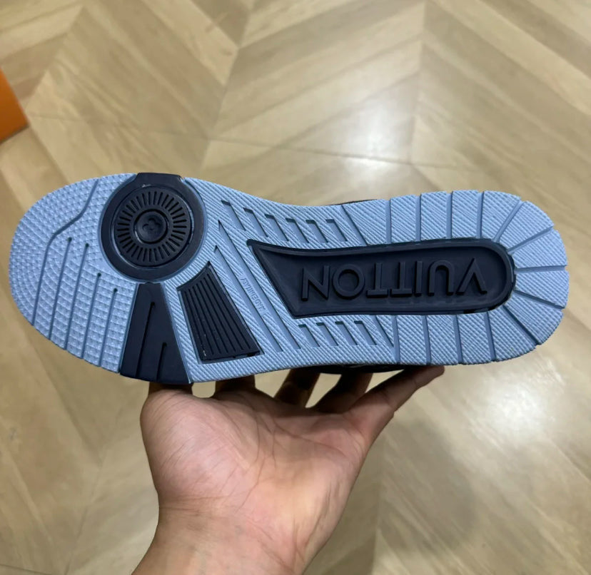 Trainer Denim Black and Blue