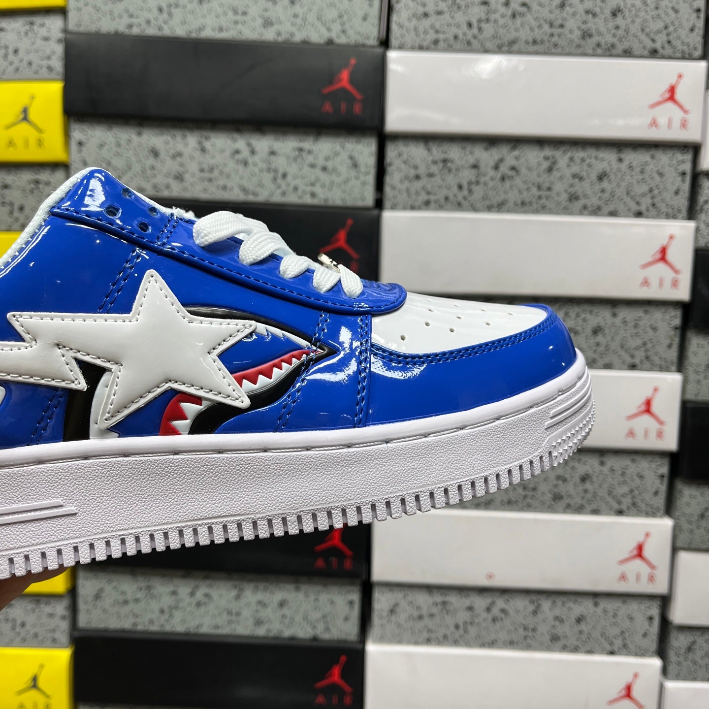 Bape STA Low Shark Blue