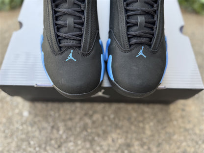 AJ14 Retro Black and Blue