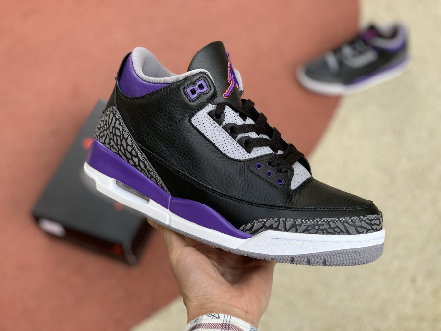 AJ3 Court Purple