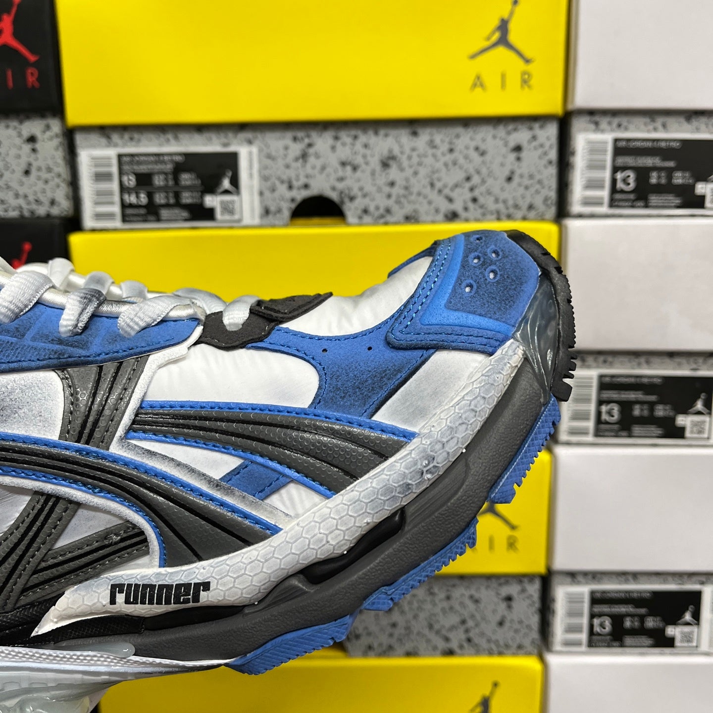 BLG Runner Grey/White/Blue