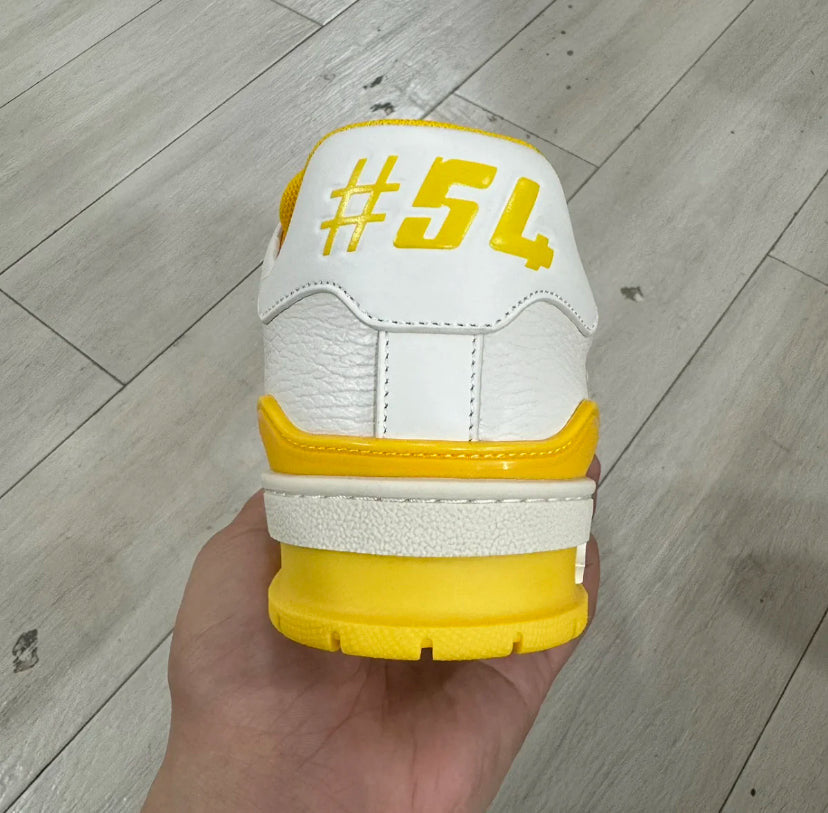 Trainer #54 Yellow and White