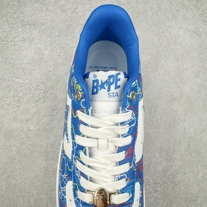 Bape STA Low Medicom Toy Bearbrick Camo Blue