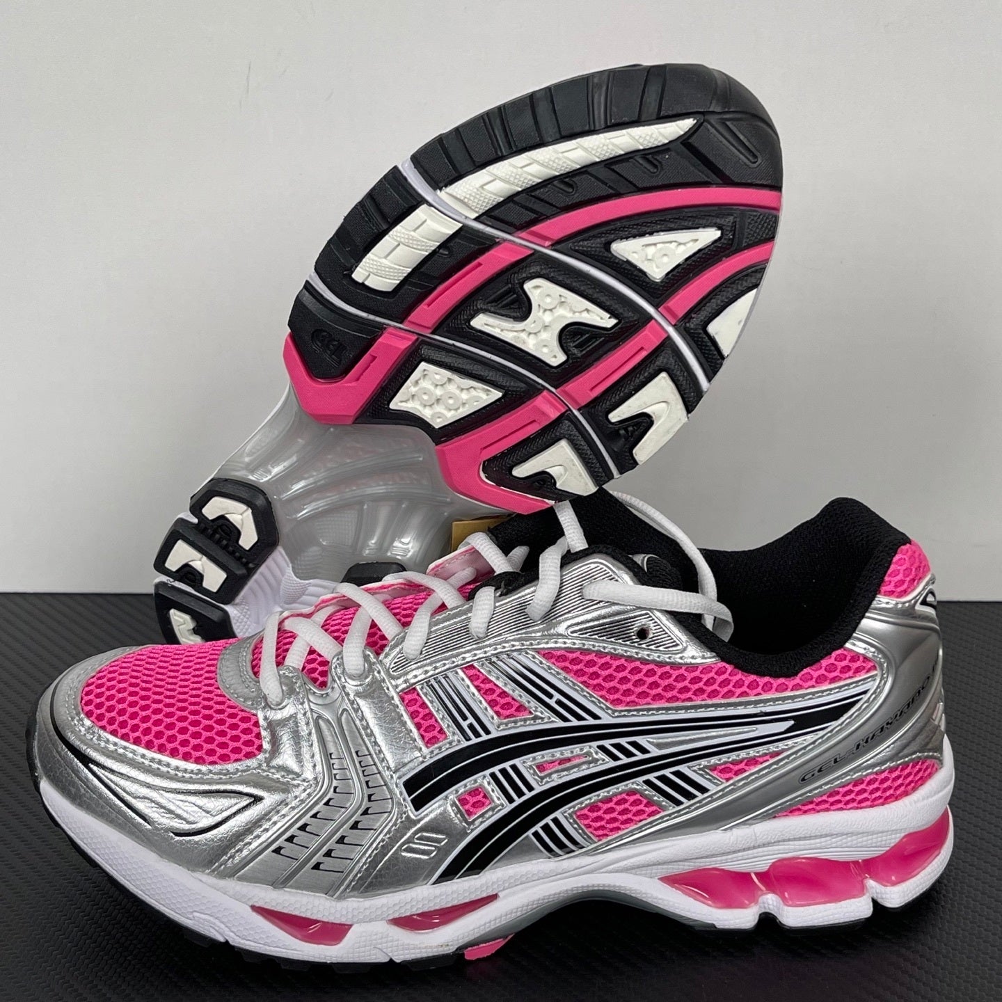 Kayano 14 Pink / Silver / Black