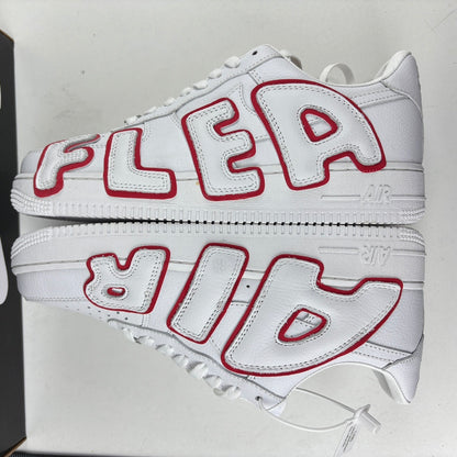 AF1 Flea White Red
