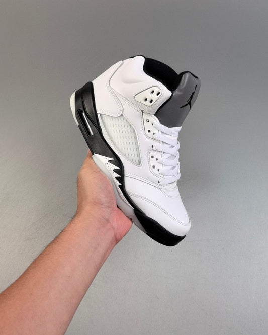 AJ 5 White and Black