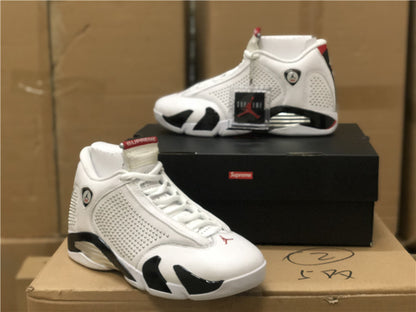 AJ14 Sup White and Red