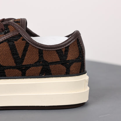 Valentino Beige & Black Toile Totaloop Iconographe