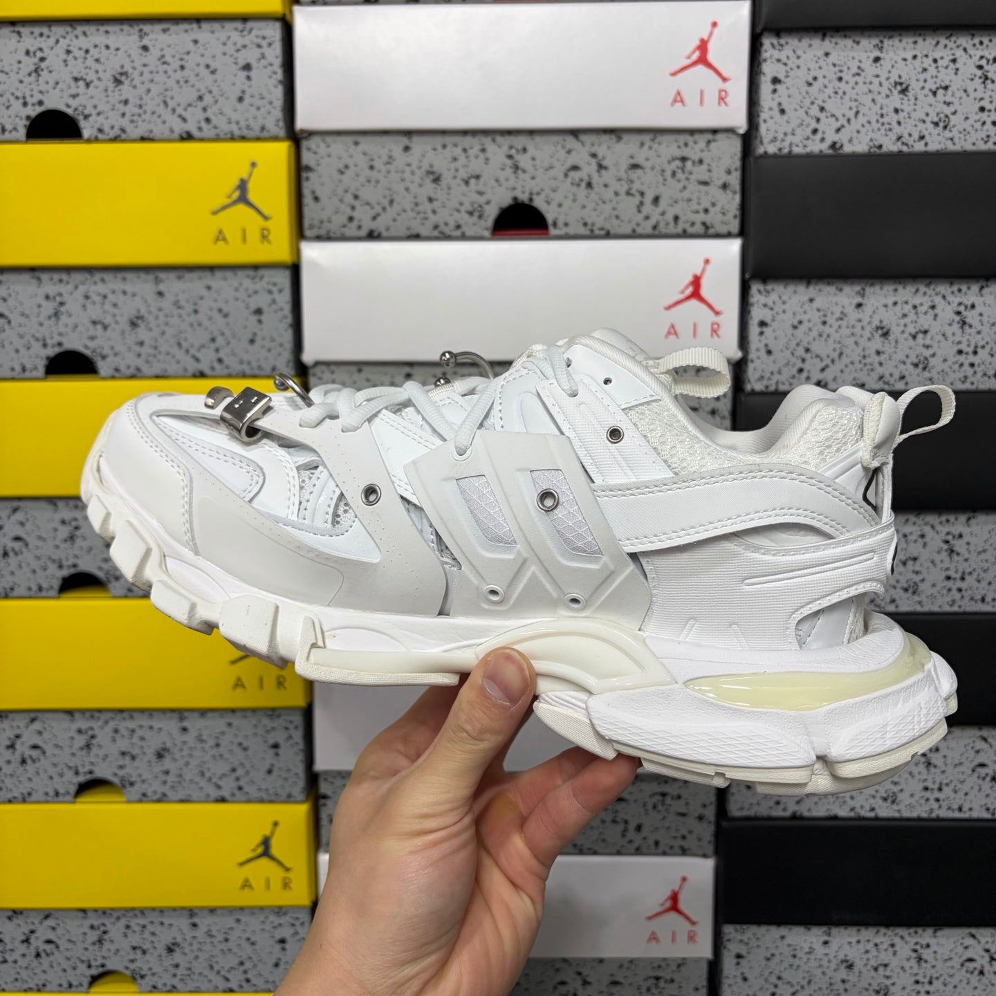 BLG Track White Grey