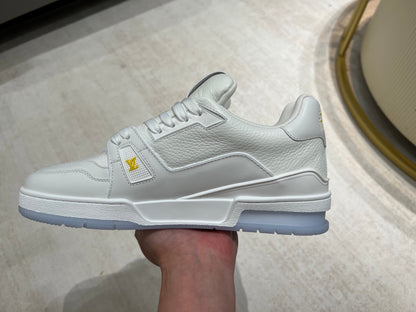 Trainer White and Flowers