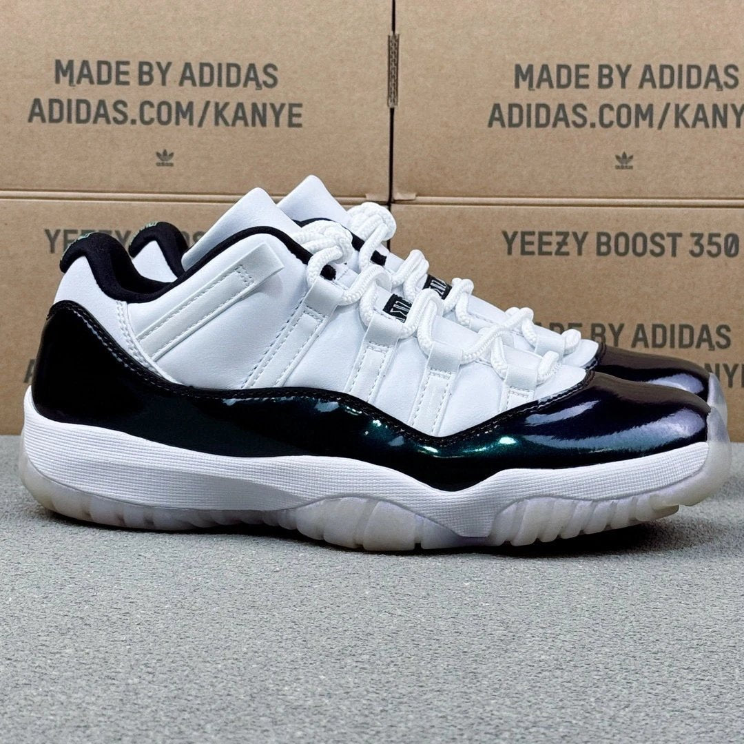 AJ11 Low Black and White