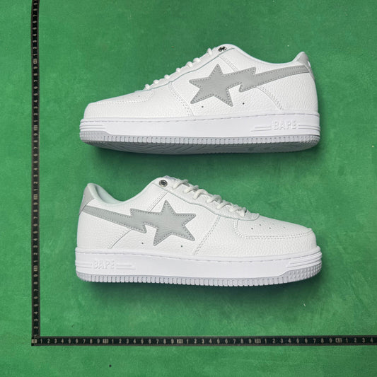 Bape STA Low JJJJOUND White and Grey