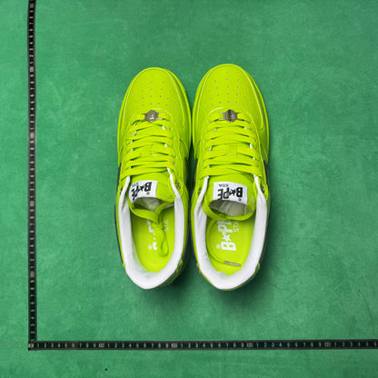Bape STA Low Verde Fluorescente