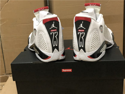 AJ14 Sup White and Red