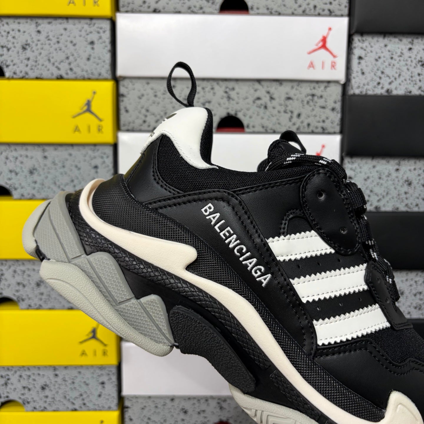 BLG Triple S x Adidas White/Black