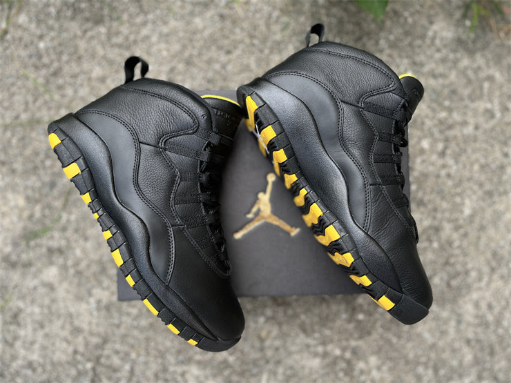 AJ10 Black and Yellow