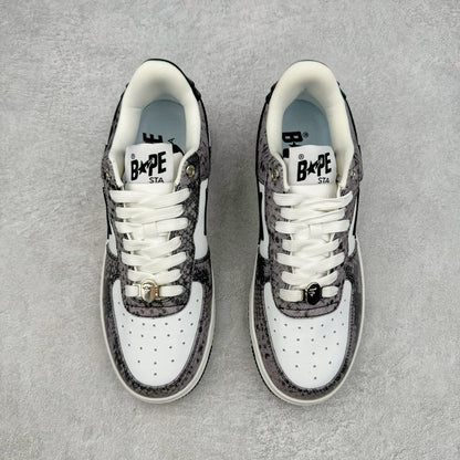 Bape STA Low Beige Snakeskin