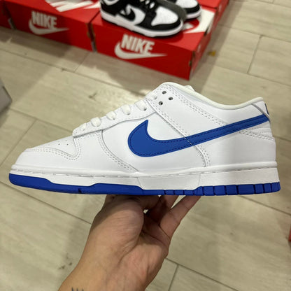 Dunk White and Blue