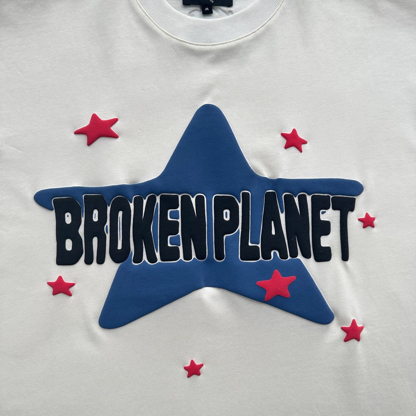 BPM star T-shirt- vanilla white