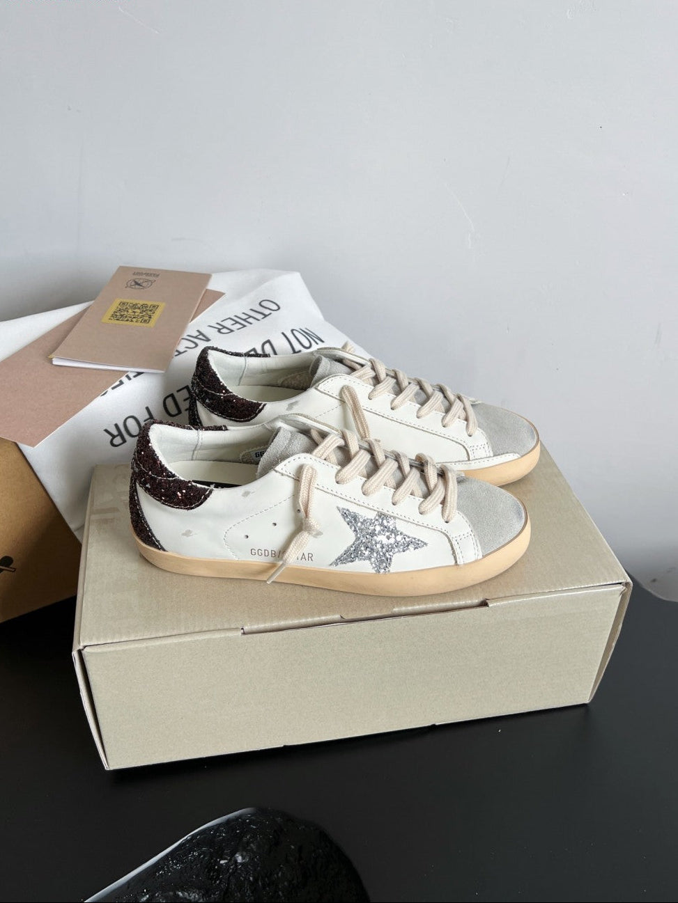 GDGS Superstar Gum Sole Silver Shine Star