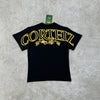 Royale heavyweight tee-Black and yellow