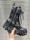 Bulldozer Boots Grafit White