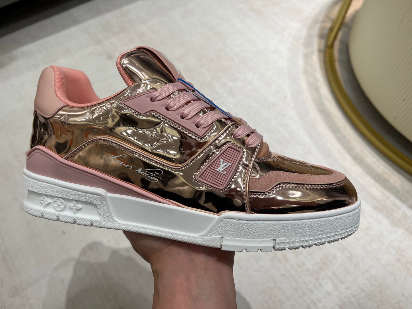 Trainer Metallic Pink