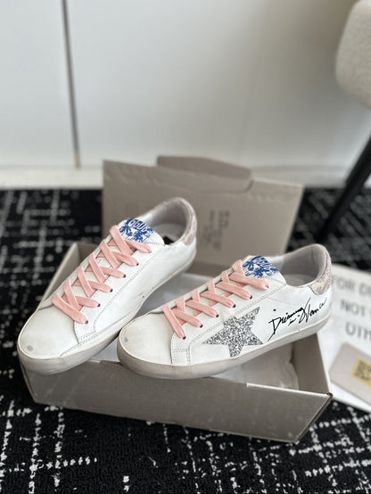 GDGS Superstar Pink Laces Silver Star