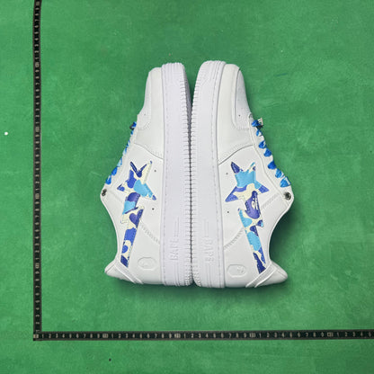 Bape STA Low White and Blue