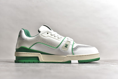 Trainer White and Green