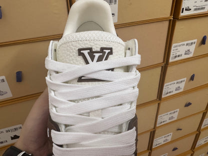 Trainer Brown and White