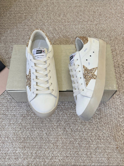 GDGS Super-Star Gold Shine Star Gum Sole