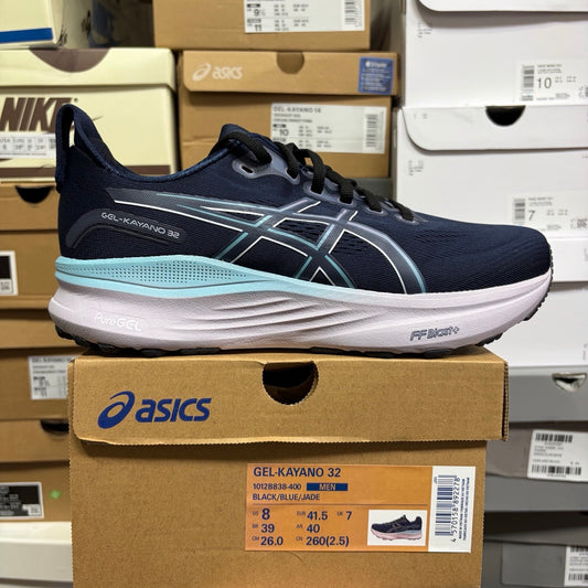 GEL-KAYANO 32 Black/Blue/Jade