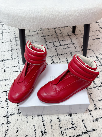 Maison High Red Lether