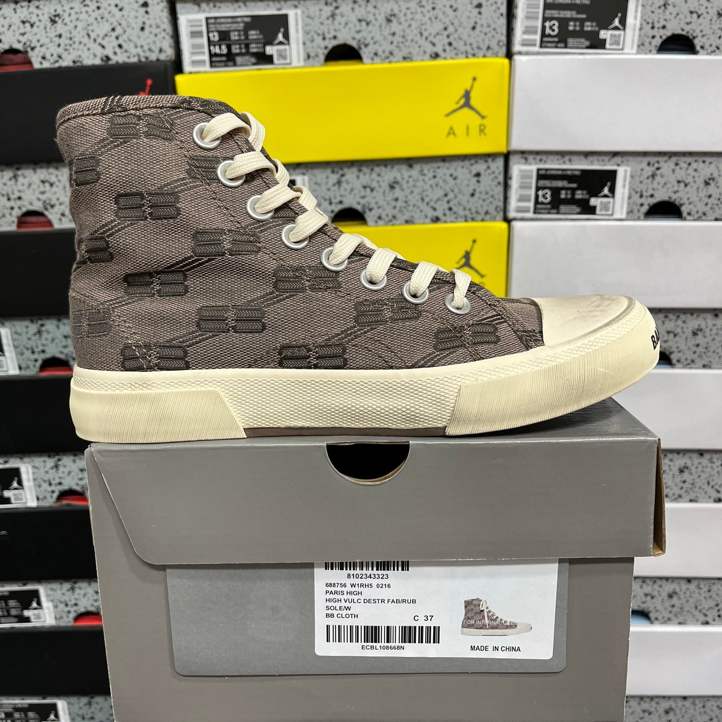 BLG Paris High Destroyed Grey