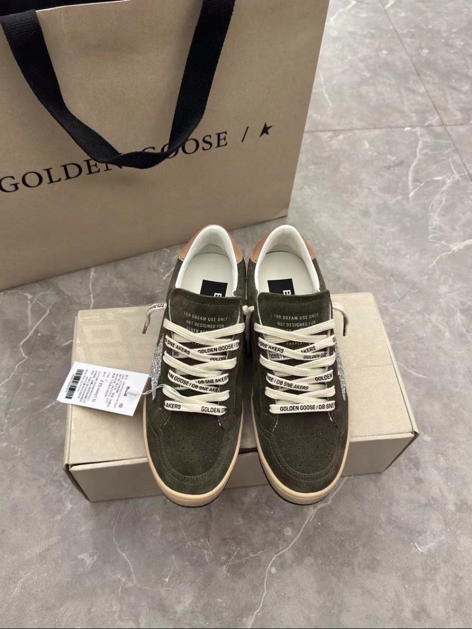 GDGS Ballstar Olive Salamon Shine Silver Star