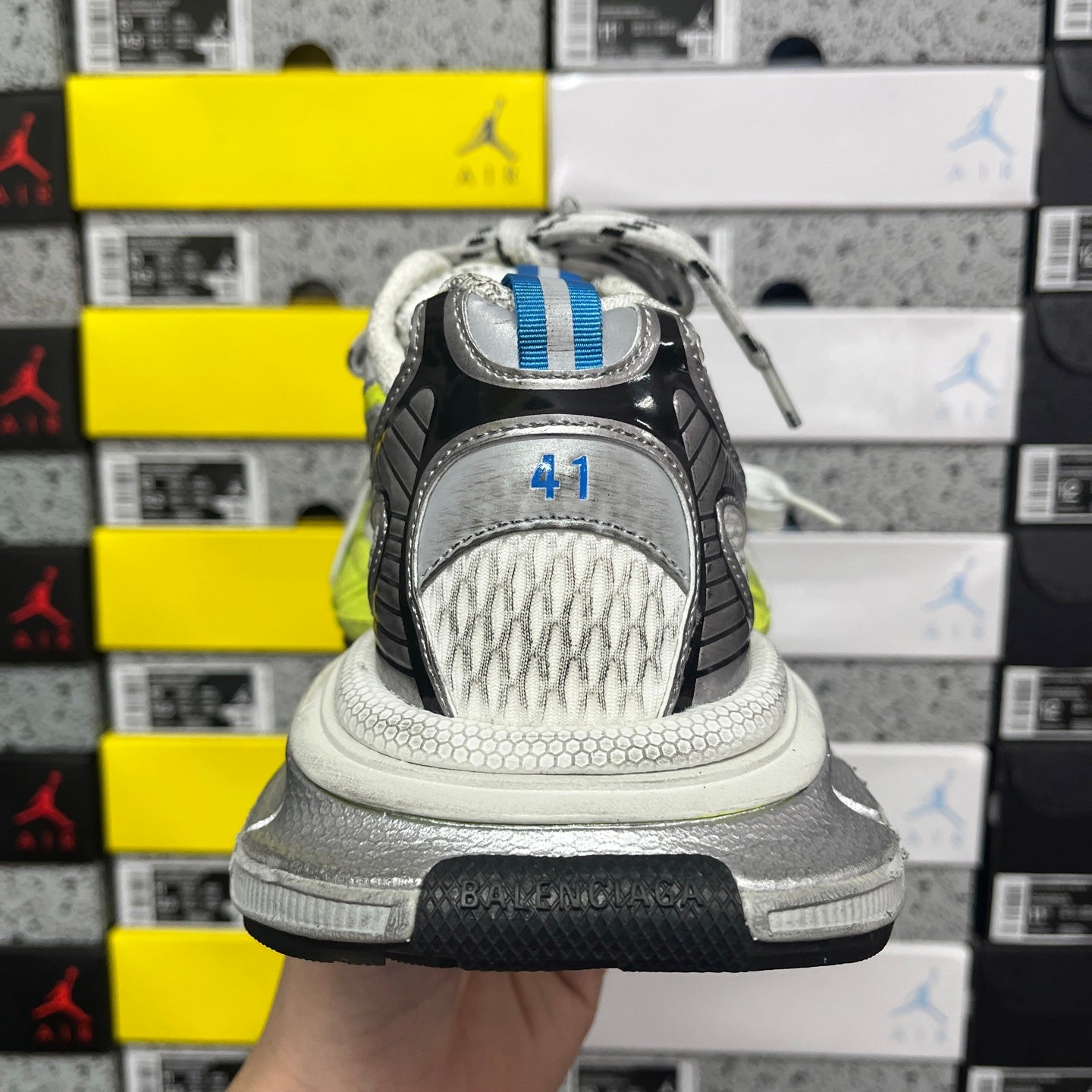 BLG 3XL White/Yellow/Blue