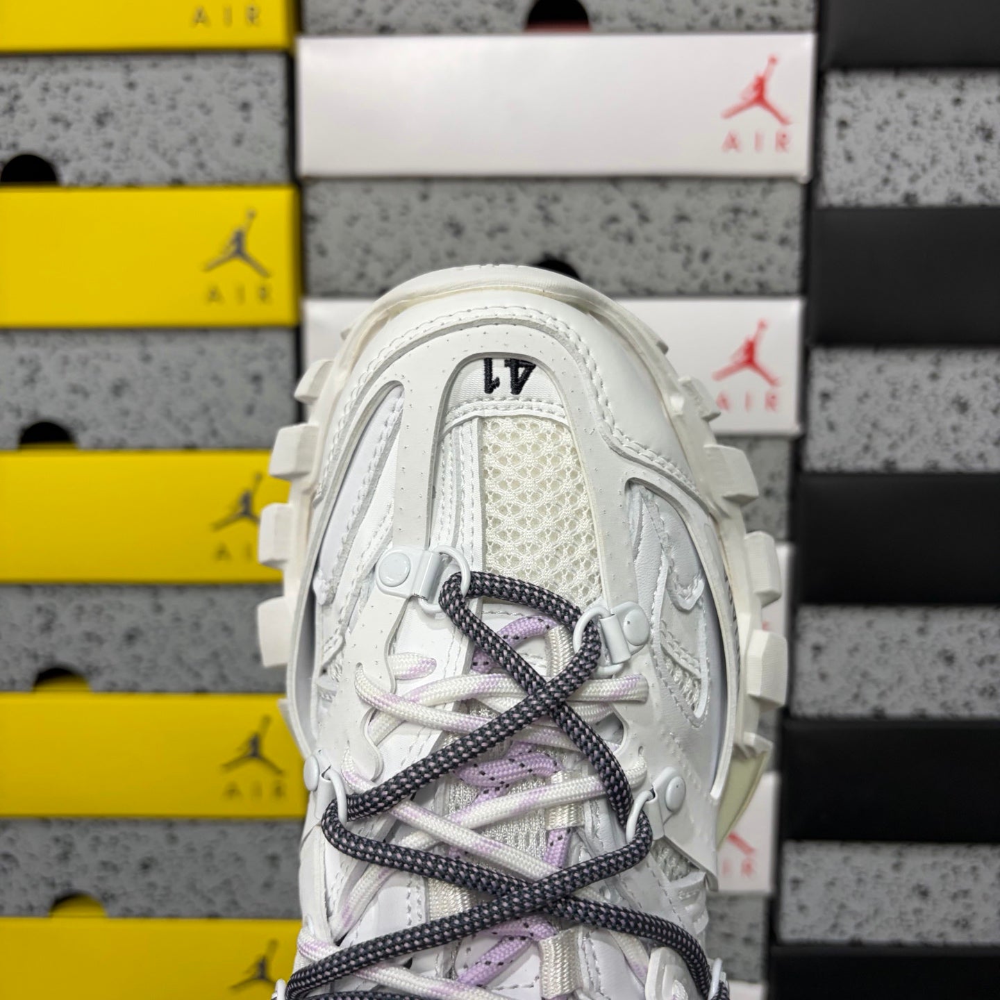 BLG Track Trail Laces White